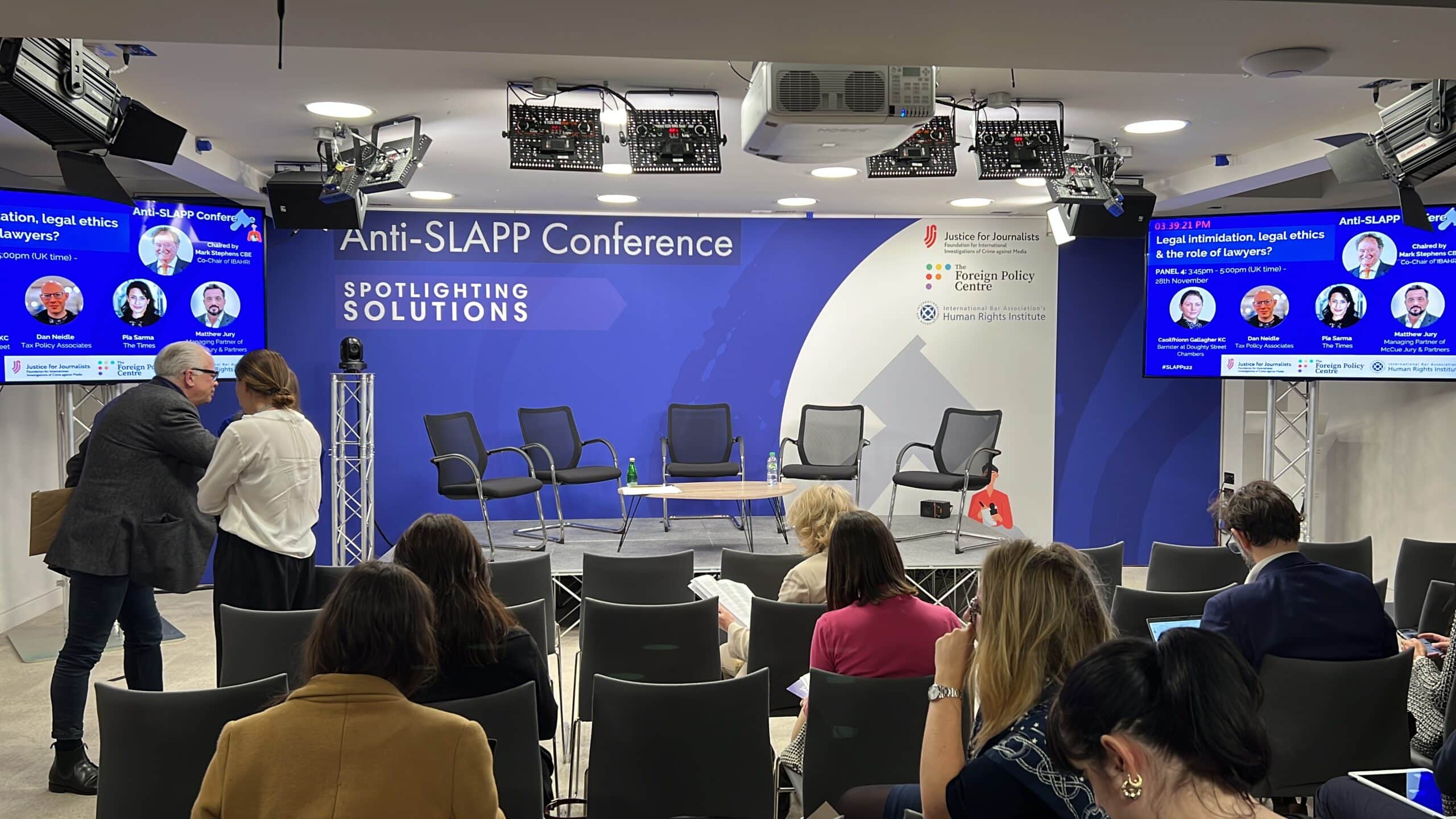 Anti-SLAPP

" Anti-SLAPP Conference orem een

PANEL 4 345pm 5.00pm (UK time) -

POTLIGHTING
LUTIONS ©