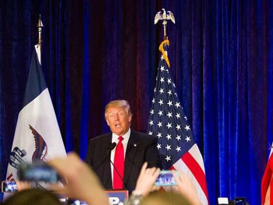 Photo of Donald Trump with his family