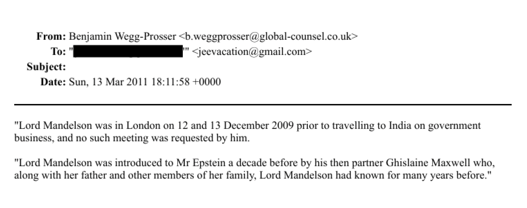 From: Benjamin Wegg-Prosser