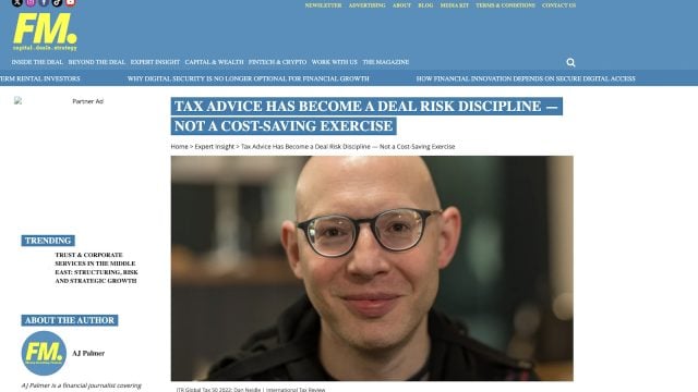 Finance Monthly fake interview