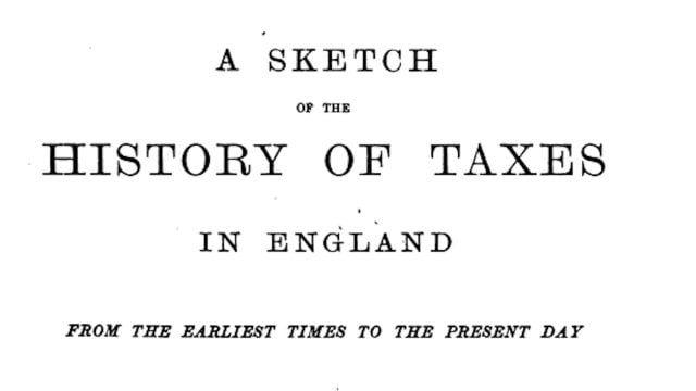 A History of Tax