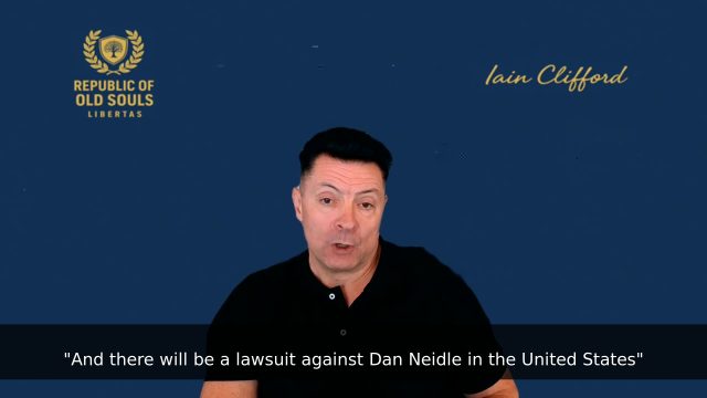 Iain Clifford Stamp in a March 2026 video: "And there will be a lawsuit against Dan Neidle in the United States"