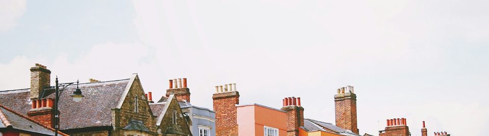 A row of terraced houses in Oxford