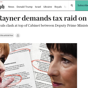 telegraph headline