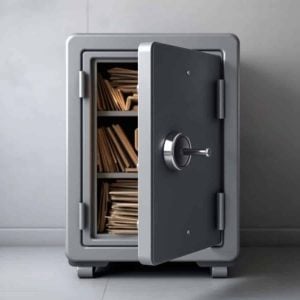 image of safe for secrecy piece